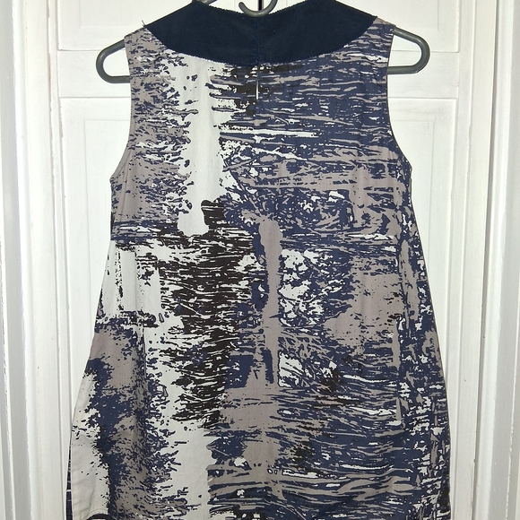 Simply Vera Vera Wang Artistic Blue and Black Tunic - Picture 4 of 6